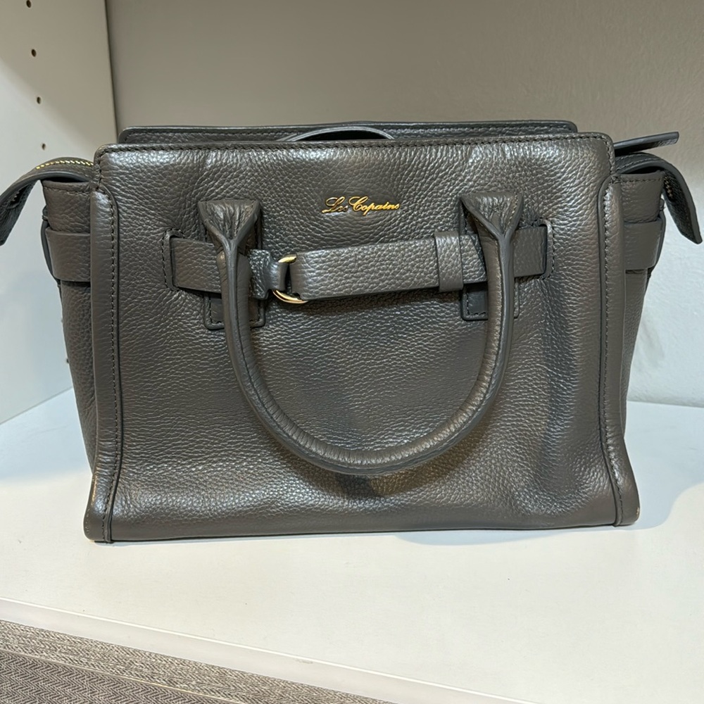 Les Copaines Gray Purse